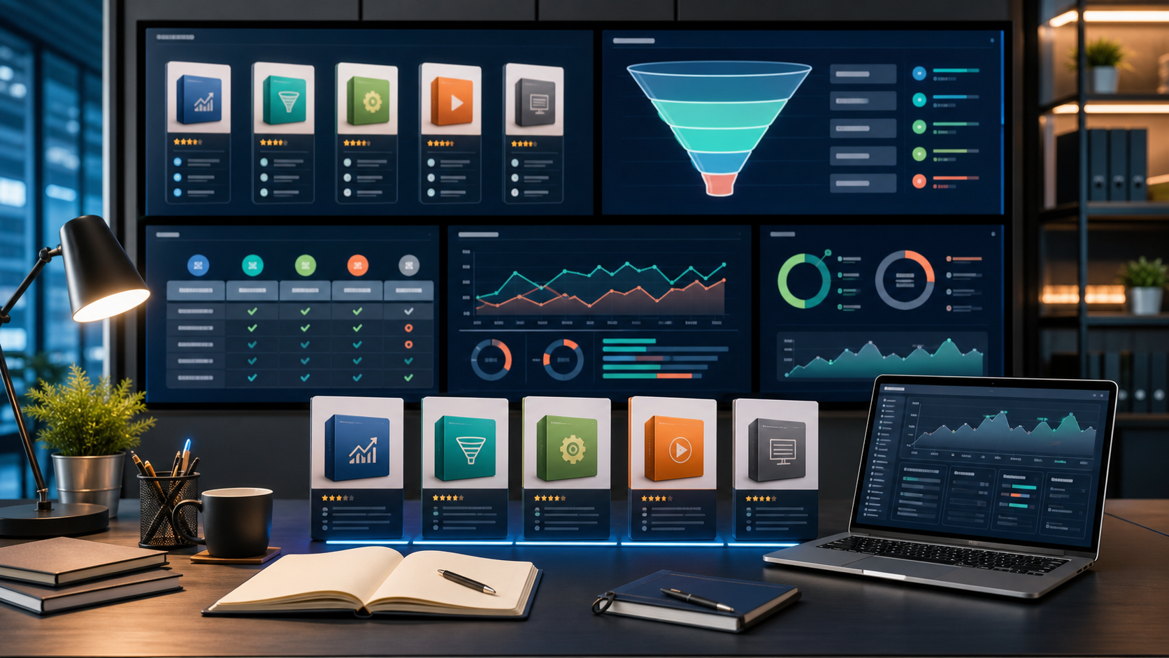 AI-generated Business & Marketing ClickBank product research image