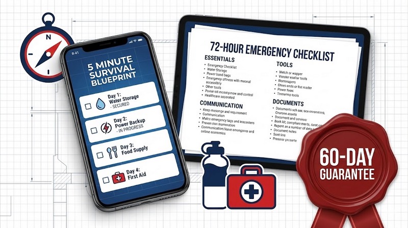 5 Minute Survival Blueprint vendor product image for this Everyrated magazine article