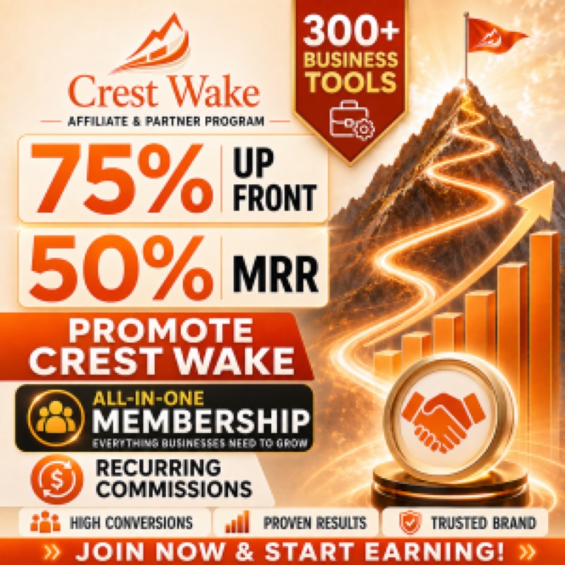 Crest Wake Business Tools vendor product image for the Everyrated review
