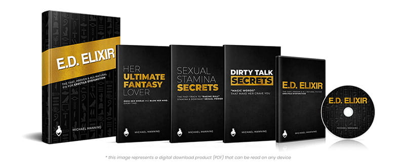 ED Elixir The Most Explosive New Mens Health Offer vendor product image for the Everyrated review