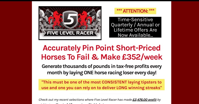 Five Level Racer vendor product image in the Trump Token of Realization comparison