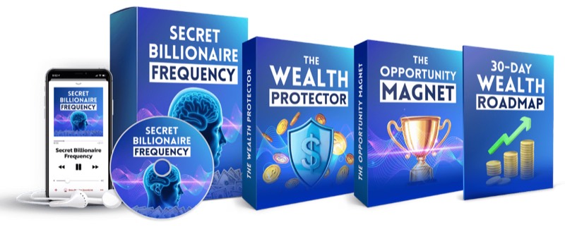 *NEW* Secret Billionaire Frequency vendor product image for the Everyrated review