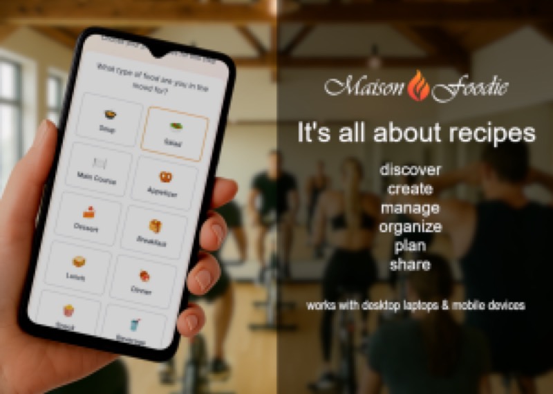 Product image associated with the Maison Foodie Recipe App written review