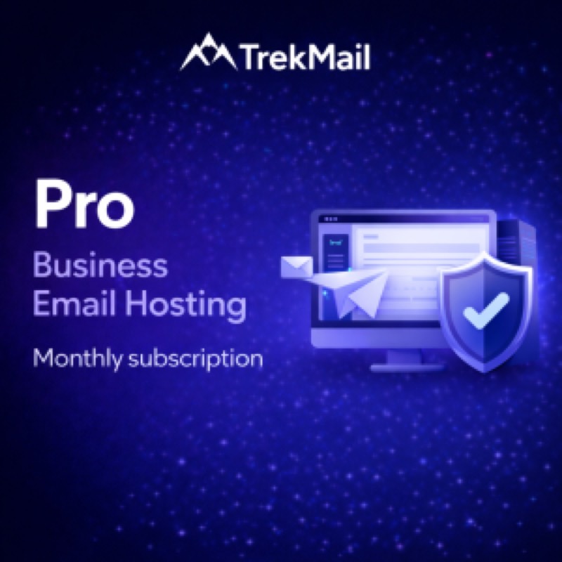 Product image associated with the TrekMail Business Email Hosting written review