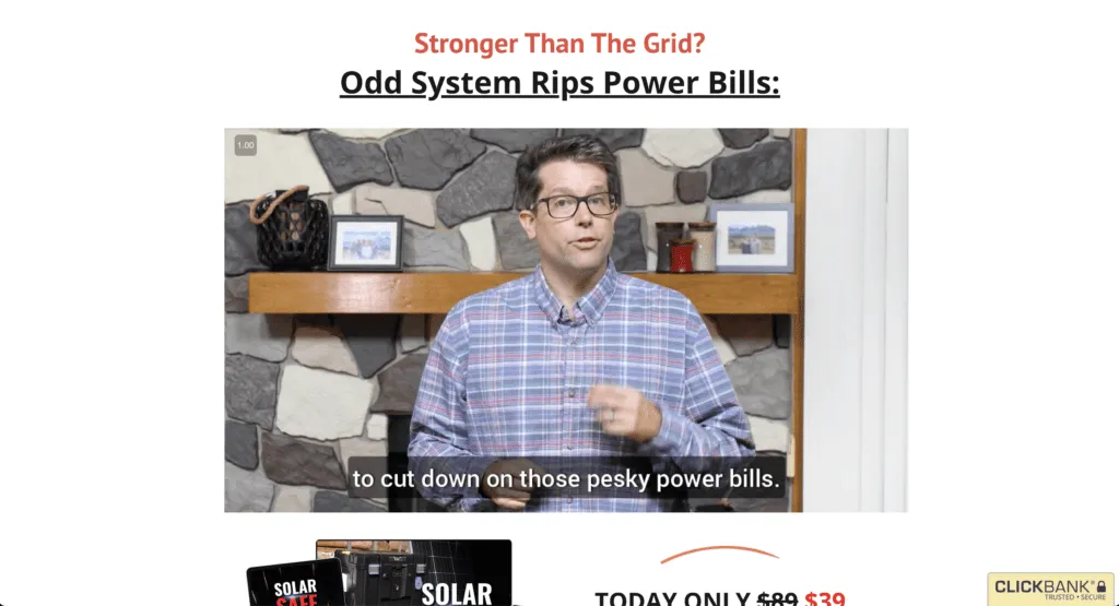 Solar Safe vendor product image for the Everyrated review