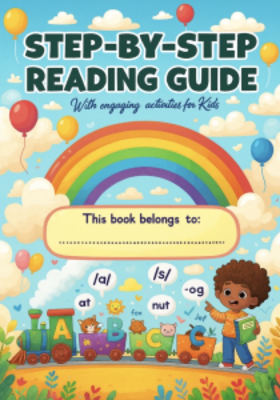 Step-By-Step Reading Guide- With Engaging Activities for Kids(E-book) vendor product image for the Everyrated review