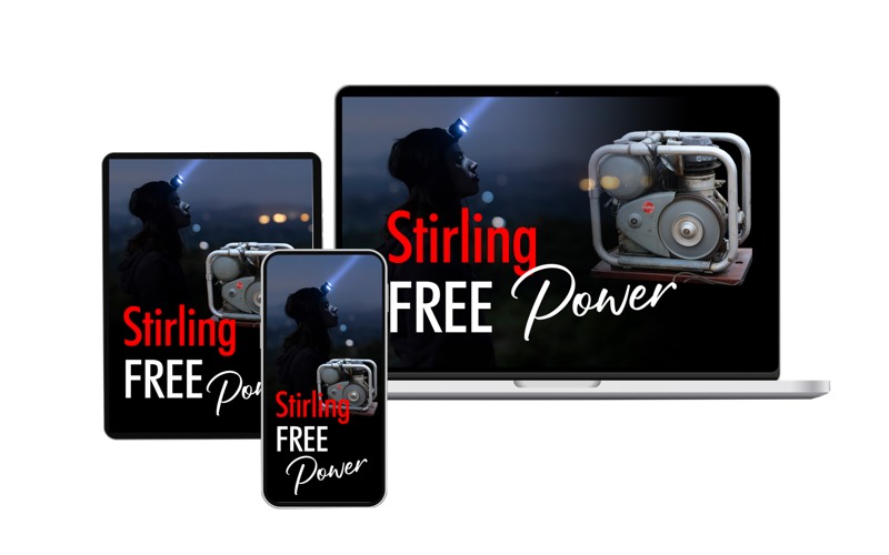 Stirling Free Power vendor product image for this Everyrated magazine article