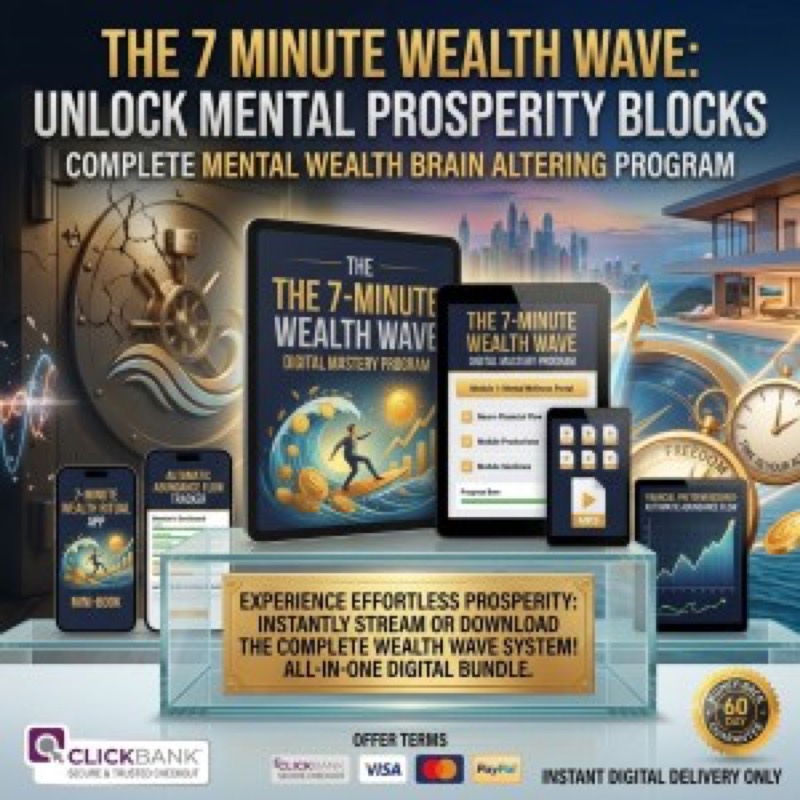 The 7- Minute Wealth Wave Audio Bundle vendor product image for the Everyrated review
