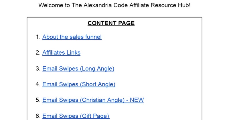 The Alexandria Code vendor product image for this Everyrated magazine article