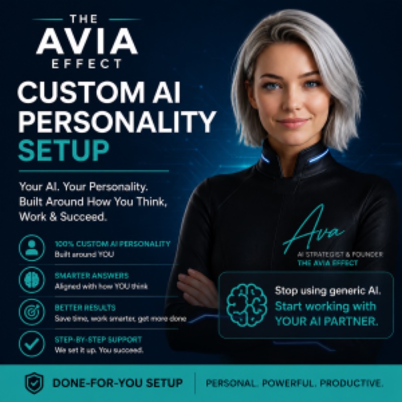 Product image associated with the The Avia Effect AI Partner Setup written review